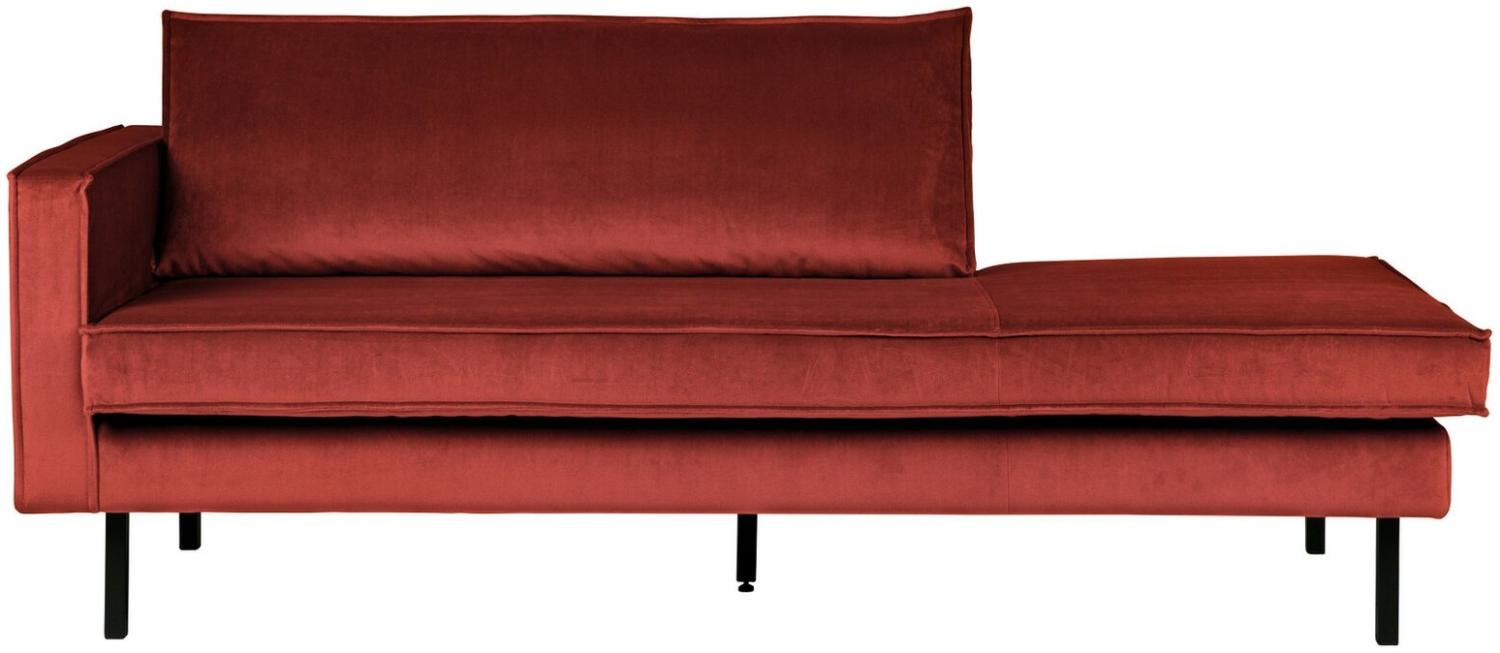 Recamiere Rodeo Daybed Samt, links Rot Bild 1