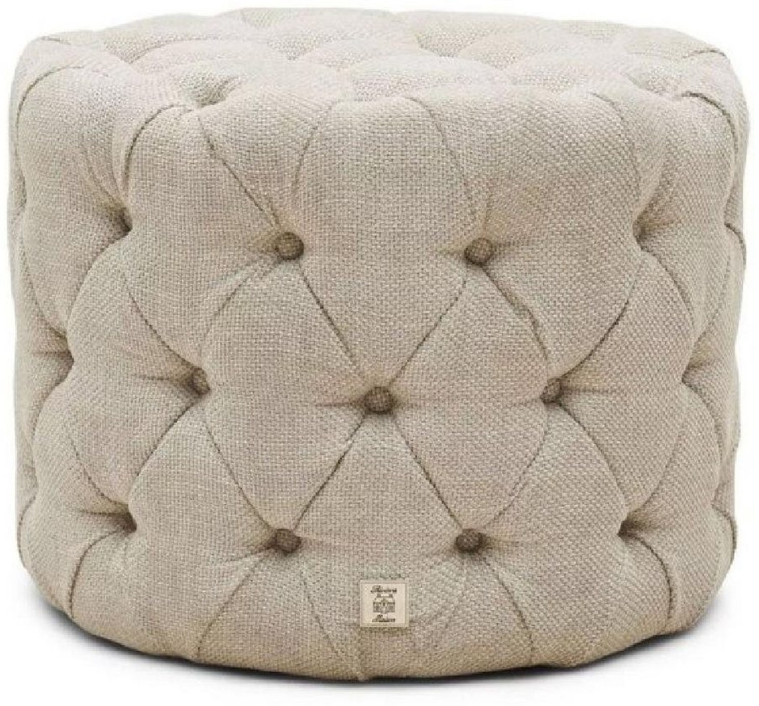 Rivièra Maison Hocker Hocker Opera Footstool Chelsea Flax Bild 1