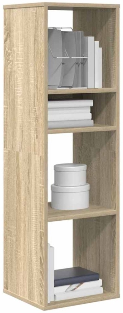 vidaXL Bücherregal Sonoma-Eiche 34x31x112 cm Holzwerkstoff Bild 1