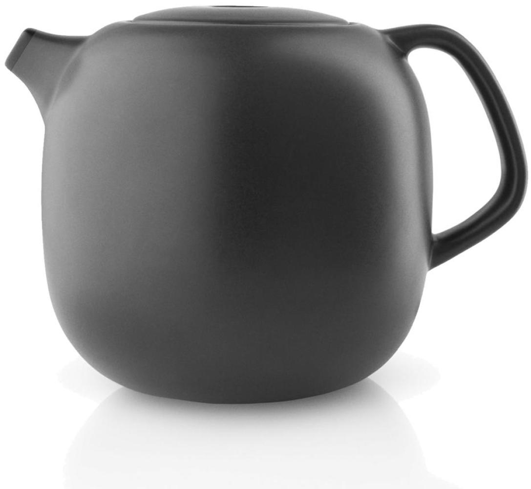 Eva Solo Nordic kitchen Teekanne, Teebereiter, Kanne, Genießen, Küche, Feinsteinzeug/Silikon, Schwarz, 1 L, 502755 Bild 1