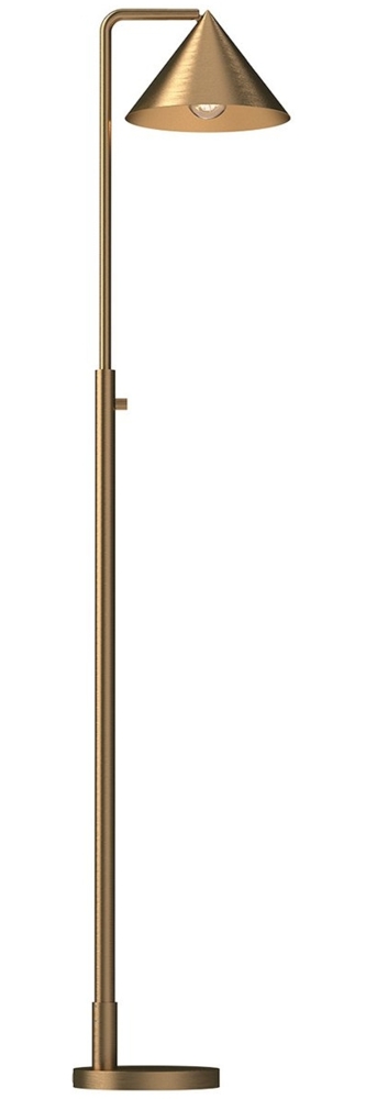 Elstead Lighting Remyck Stehleuchte 1-flammig Gebürstet Gold Bild 1