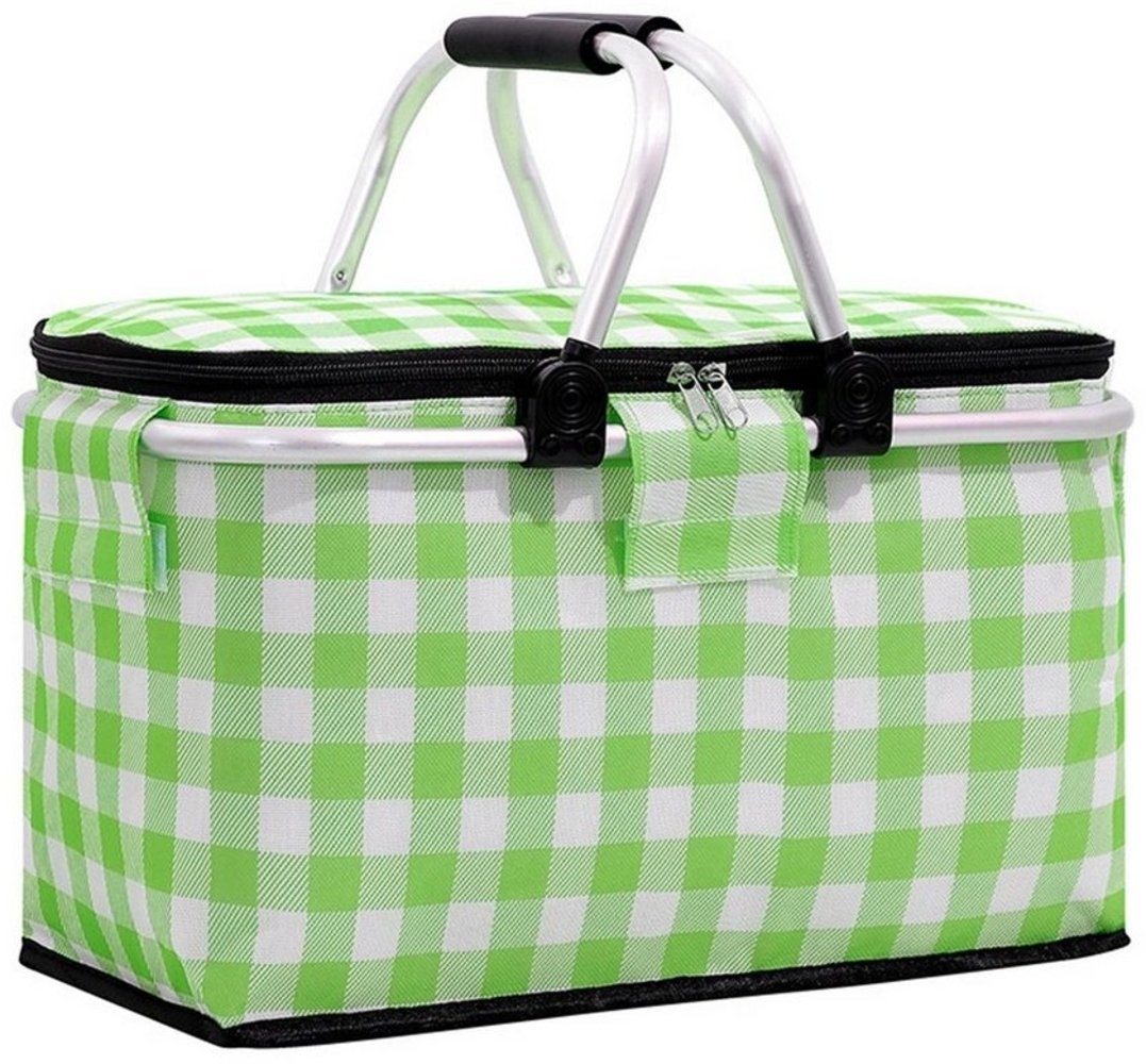 TWSOUL Picknickkorb Isolierter Korb aus Oxford-Gewebe für den Außenbereich, Picknickkorb, Fassungsvermögen 34L, Leicht zu falten und zu verstauen Bild 1