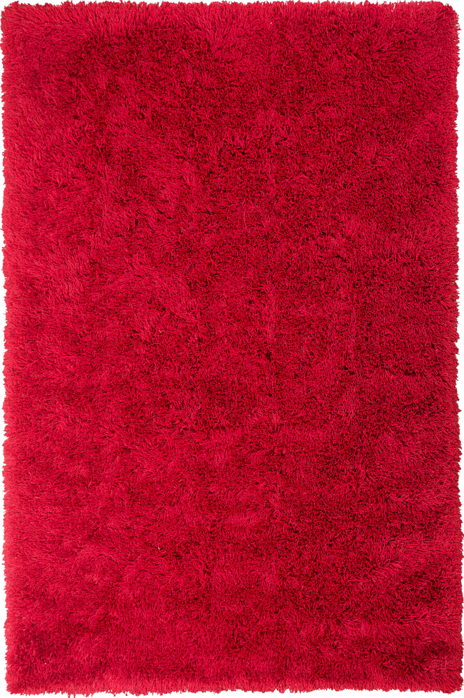 Teppich rot 160 x 230 cm Hochflor CIDE Bild 1