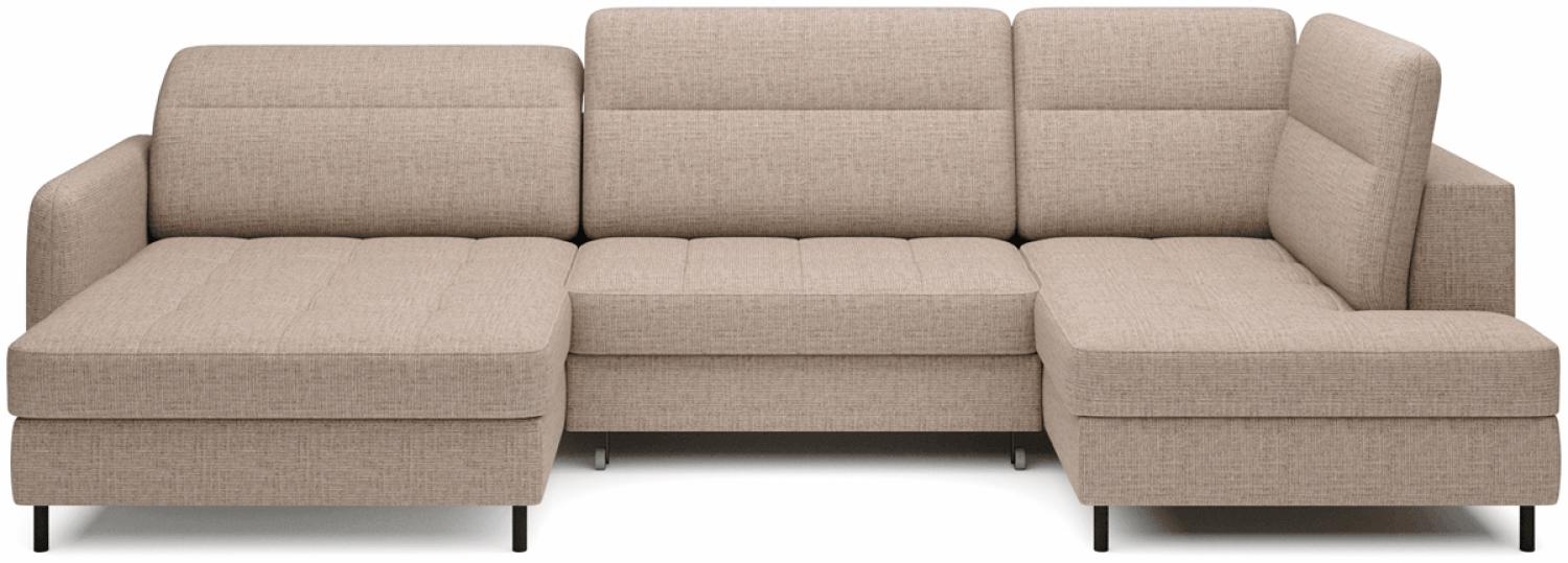 ELTAP 'Berrto' Ecksofa,, Dunkelbeige, 300x130, Rechts Bild 1