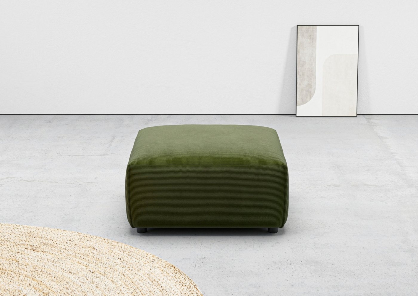 andas Hocker Glimminge auch in Breitcord, Feincord und Easy care-Bezug, passend zur Serie "Glimminge" Bild 1