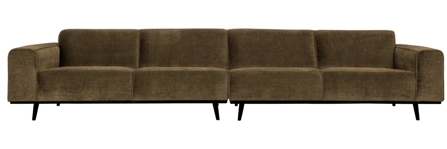 Sofa Statement XL aus gewebten Jacquard, Braun Bild 1