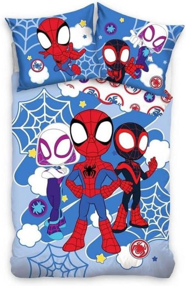 MARVEL Kinderbettwäsche Spidey / Spiderman Kinder-/Jugend Wendebettwäsche Set Bild 1