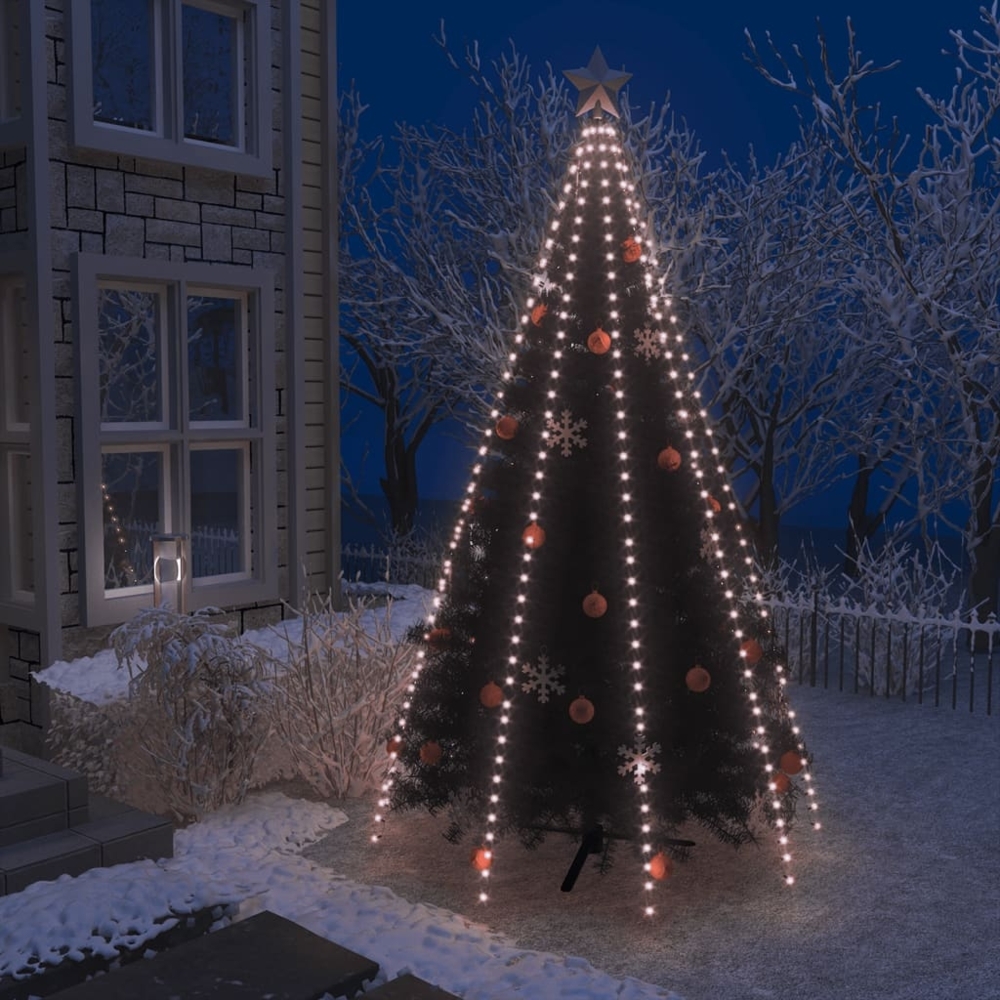 vidaXL Weihnachtsbaum-Lichternetz mit 400 LEDs 400 cm 51282 Bild 1