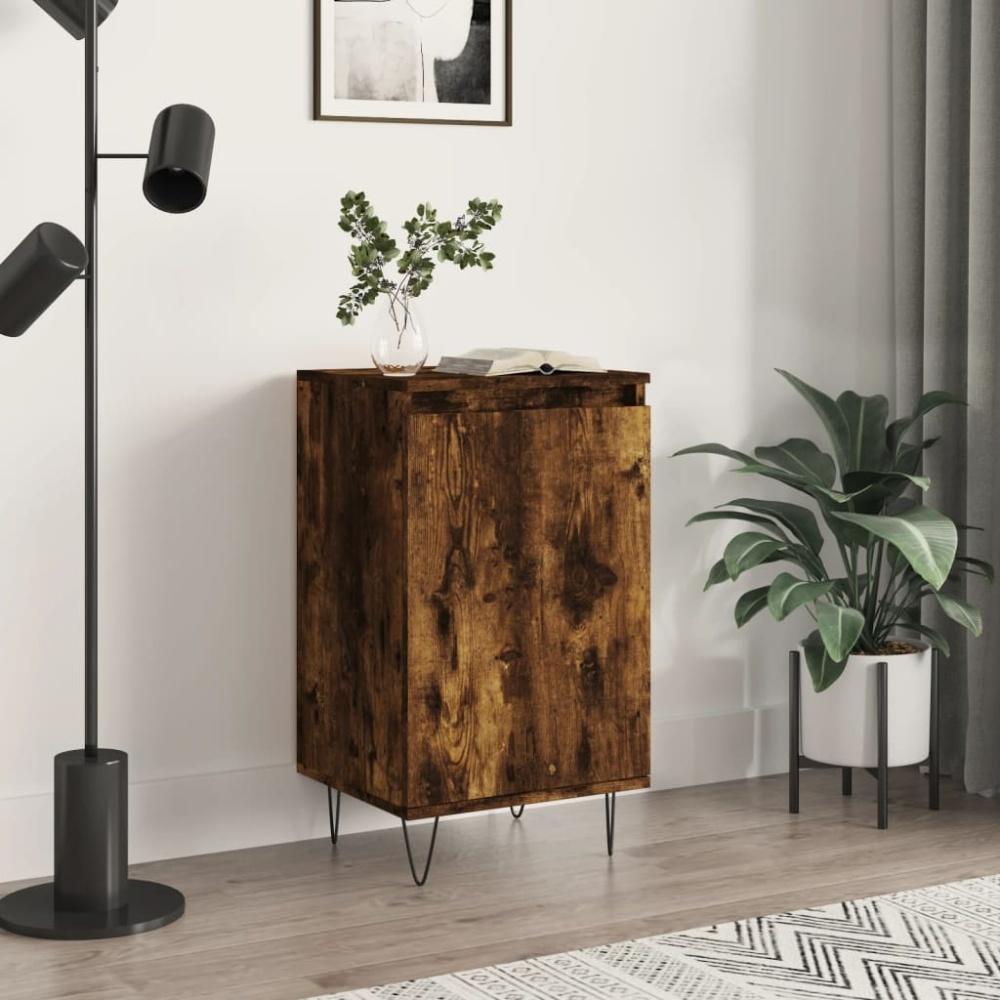 vidaXL Sideboard Räuchereiche 40x35x70 cm Holzwerkstoff 831062 Bild 1