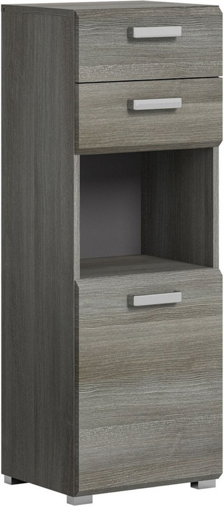 welltime Midischrank (1-St) Badmöbel, Badschrank, Midischrank in 40cm Breite, 1 Tür, 2 Schubkästen Bild 1