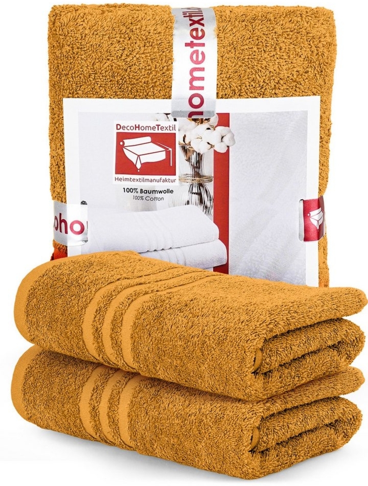 DecoHomeTextil Heimtextilmanufaktur Handtuch Handtuch Set 100% Baumwolle hochwertig kuschelweich saugstark Bild 1