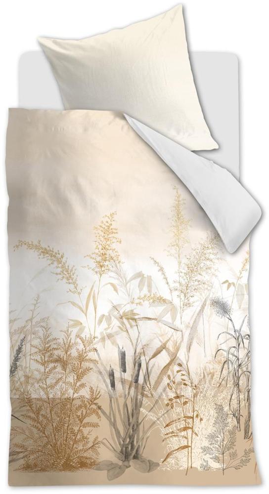 Beddinhouse Renforcé Bettwäsche Florine Sand 155X220 155 x 220 cm + 1x 80 x 80 cm 1 Bettbezug, 1 Kissenbezug Sand Bild 1