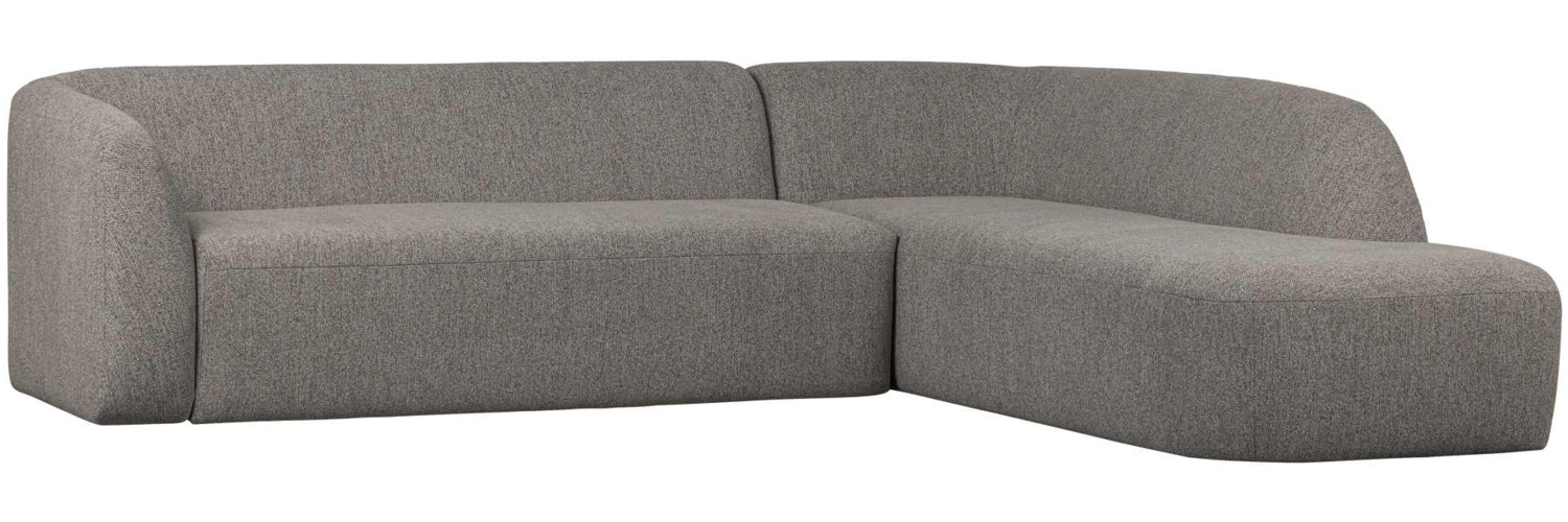 Ecksofa Sloping, Rechts, Grau Bild 1