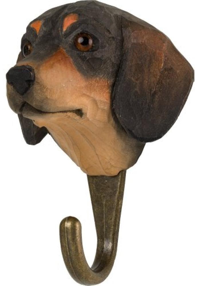 Wildlife Garden Kleiderhaken DecoHook Dachshund Braun WG4498 Bild 1