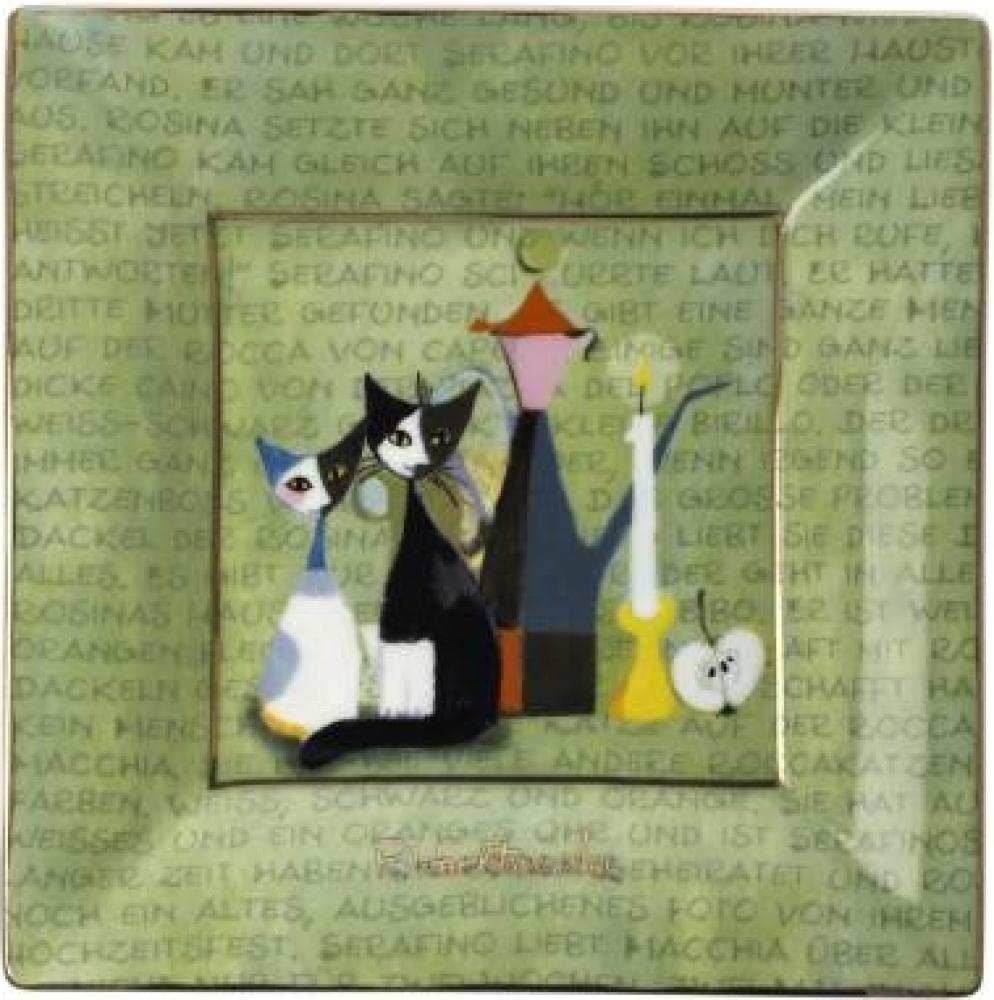 Goebel Schale Rosina Wachtmeister - La storia, Dekoschale, Dekoteller, Fine Bone China, Bunt, 16 x 16 cm, 66861011 Bild 1