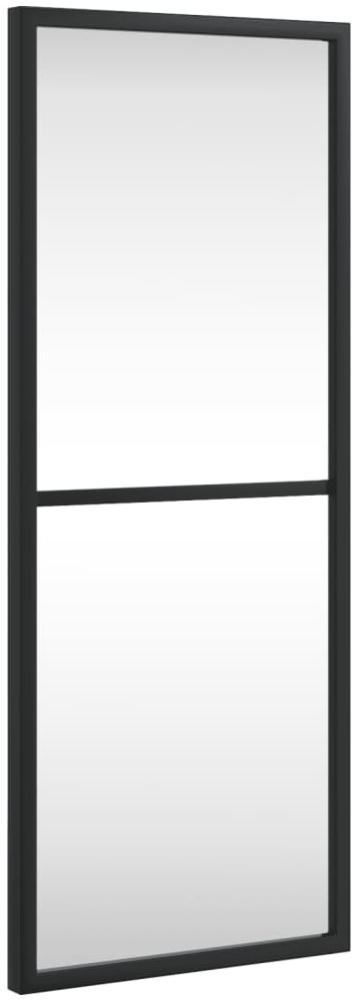 vidaXL Wandspiegel, Metall schwarz, 20x50 cm Bild 1