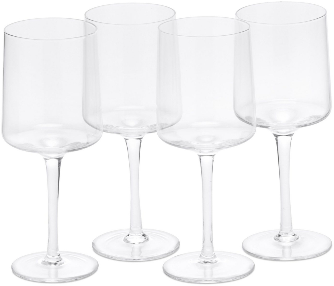 Navaris Weinglas transparente Weingläser 4er-Set - Weingläser mit Stiel - Stilvoll, Glas Bild 1