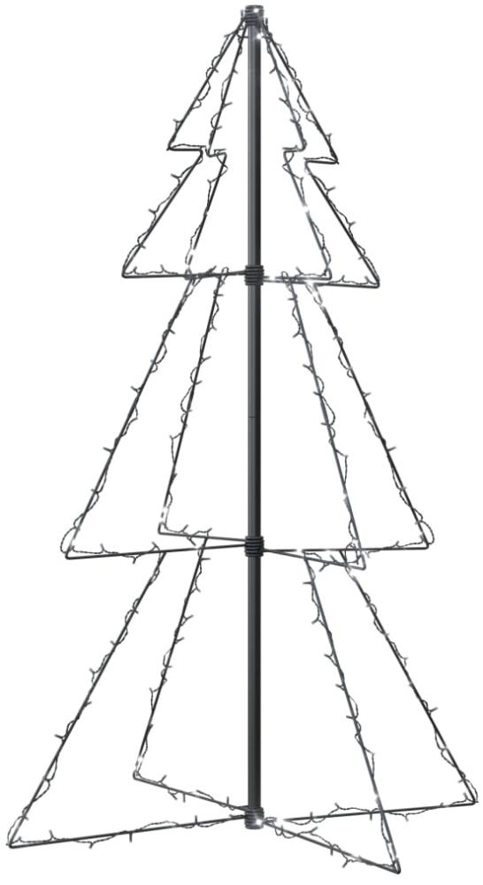 vidaXL Weihnachtsbaum in Kegelform 160 LEDs Indoor & Outdoor 78x120 cm 328564 Bild 1