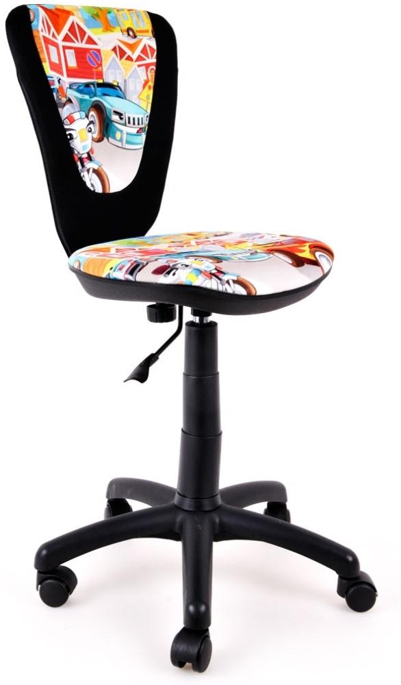 Drehstuhl für Jugendliche mit ergonomisch geformter Rückenlehne Bild 1