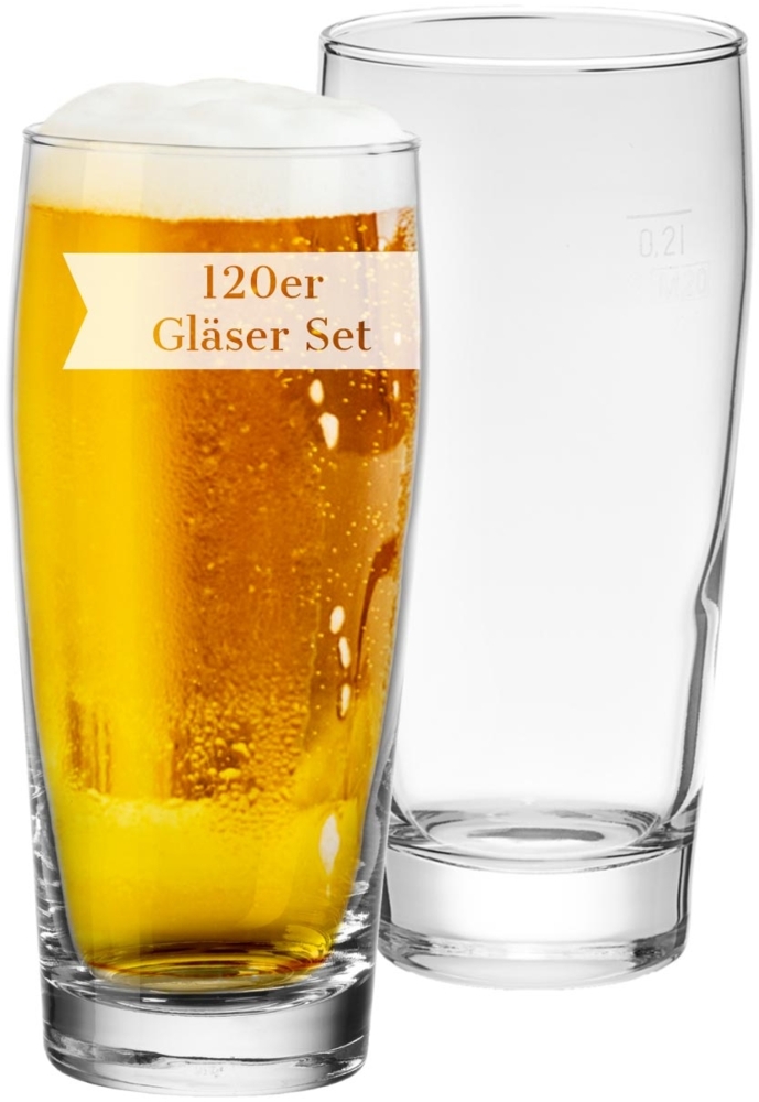 Van Well Willi Becher 0,2 l geeicht 120er Set Bild 1