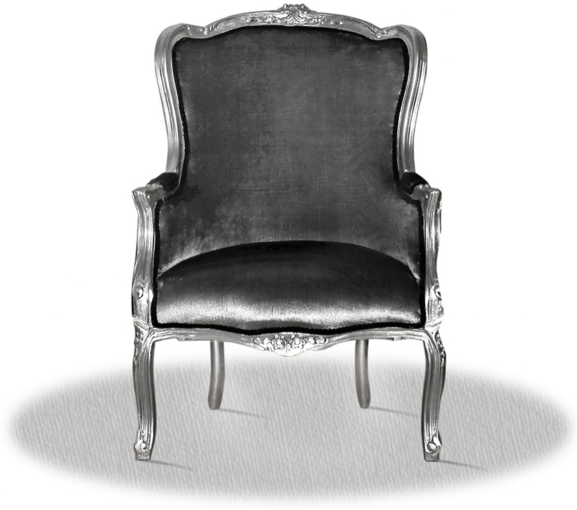 Casa Padrino Barock Sessel 70 x 65 x H. 100 cm - Antik Stil Sessel Bild 1