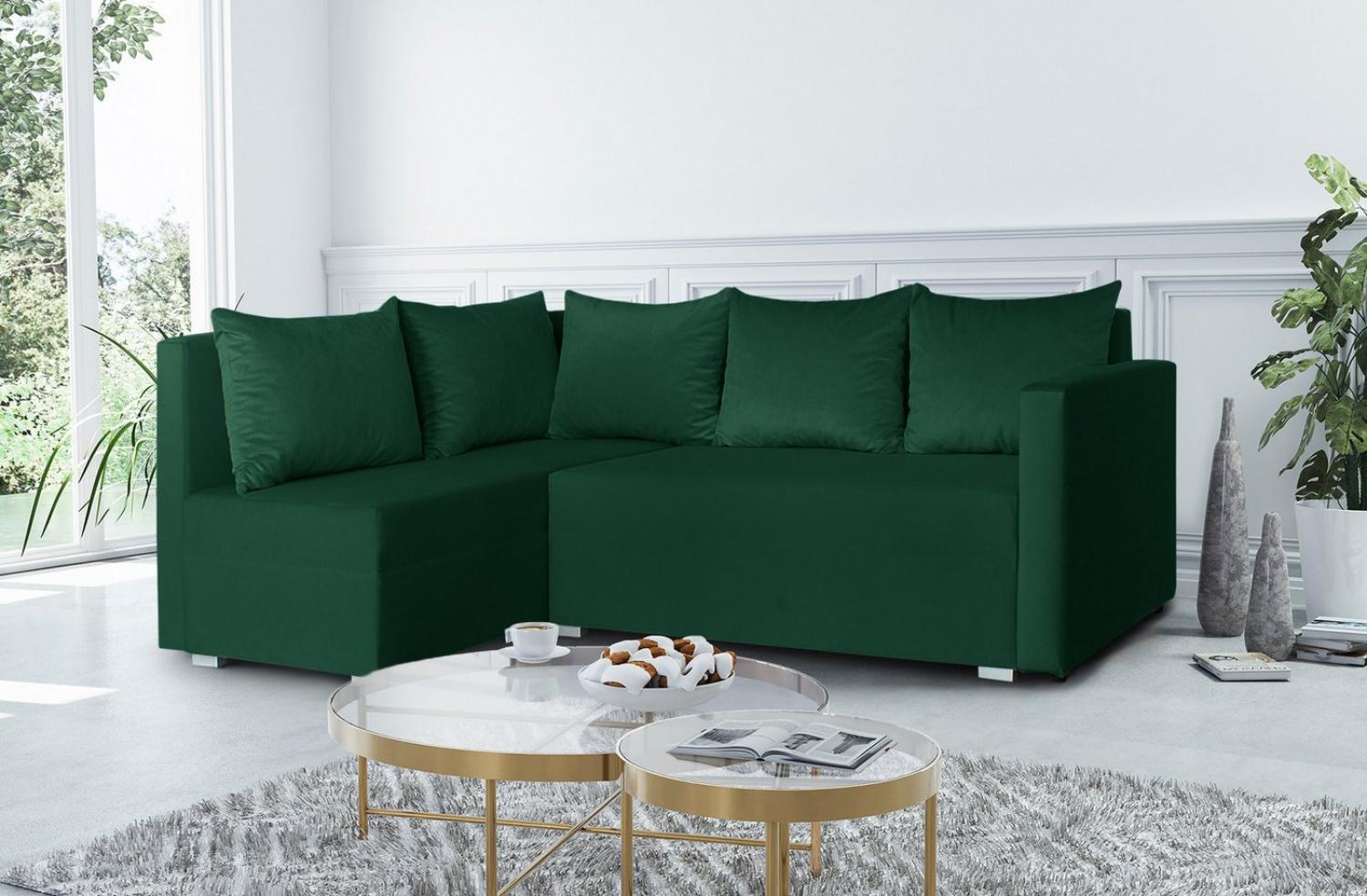 Sofnet Ecksofa Filo, mit Schlaffunktion und Bettkasten, L-Form Couch, Polstersofa, Schlafsofa Bild 1