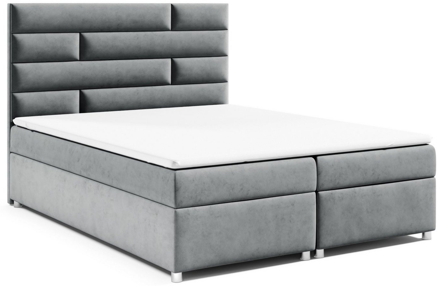 Best for Home Boxspringbett mit Bettkasten Trinity K-5 Bonellfederkern inkl. 7 cm Topper (140x200 160x200 180x200 200x200 cm), Handwerksqualität, TOP Preis-Leistungs-Verhältnis Bild 1
