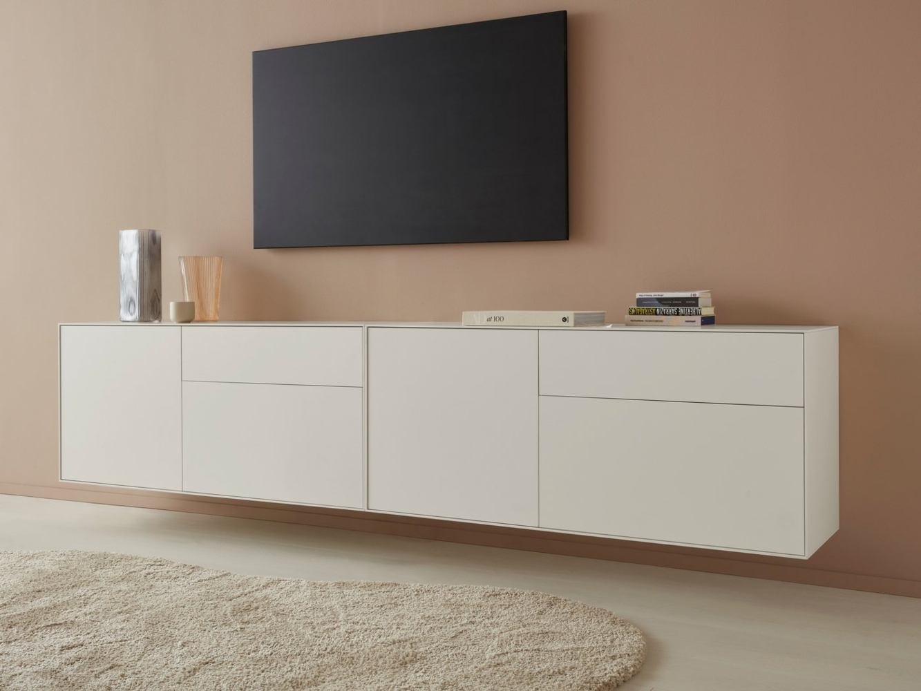 LeGer Home by Lena Gercke Lowboard Essentials (2 St), Breite: 254cm, MDF lackiert, Push-to-open-Funktion Bild 1