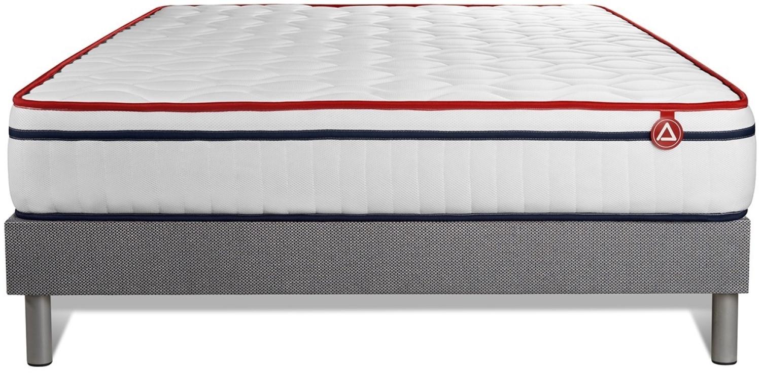 VITAL SPA matratze 135x190 cm + Bettgestell mit lattenrost, Härtegrad 4, Rückstellschaum, Höhe : 24 cm Bild 1