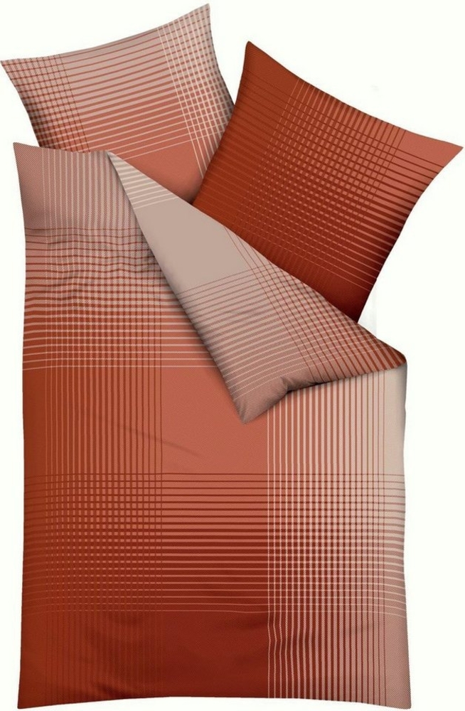 Kaeppel Bettwäsche Master, Feinbiber, 3 teilig, mit Karomuster Bild 1