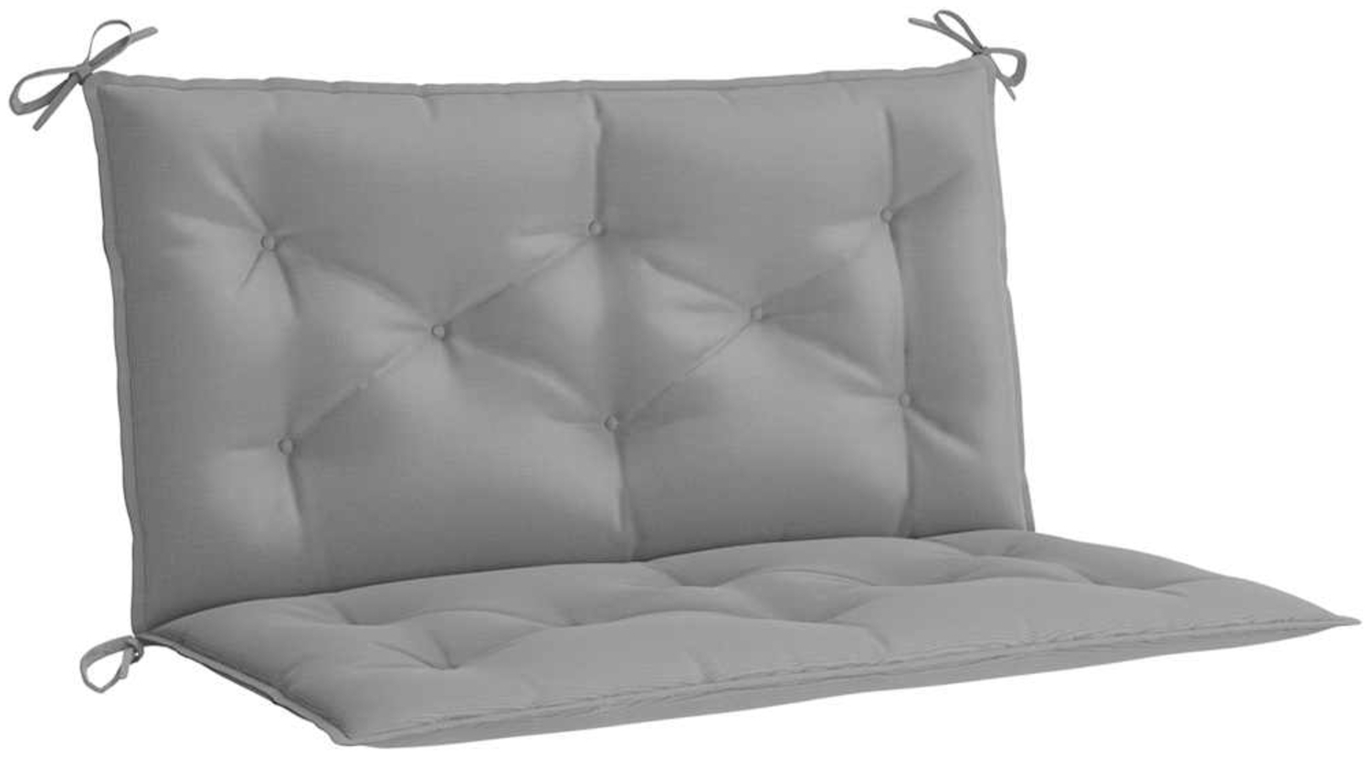vidaXL Gartenbank-Auflage Grau 100x(50+50)x7 cm Oxford-Gewebe 314993 Bild 1