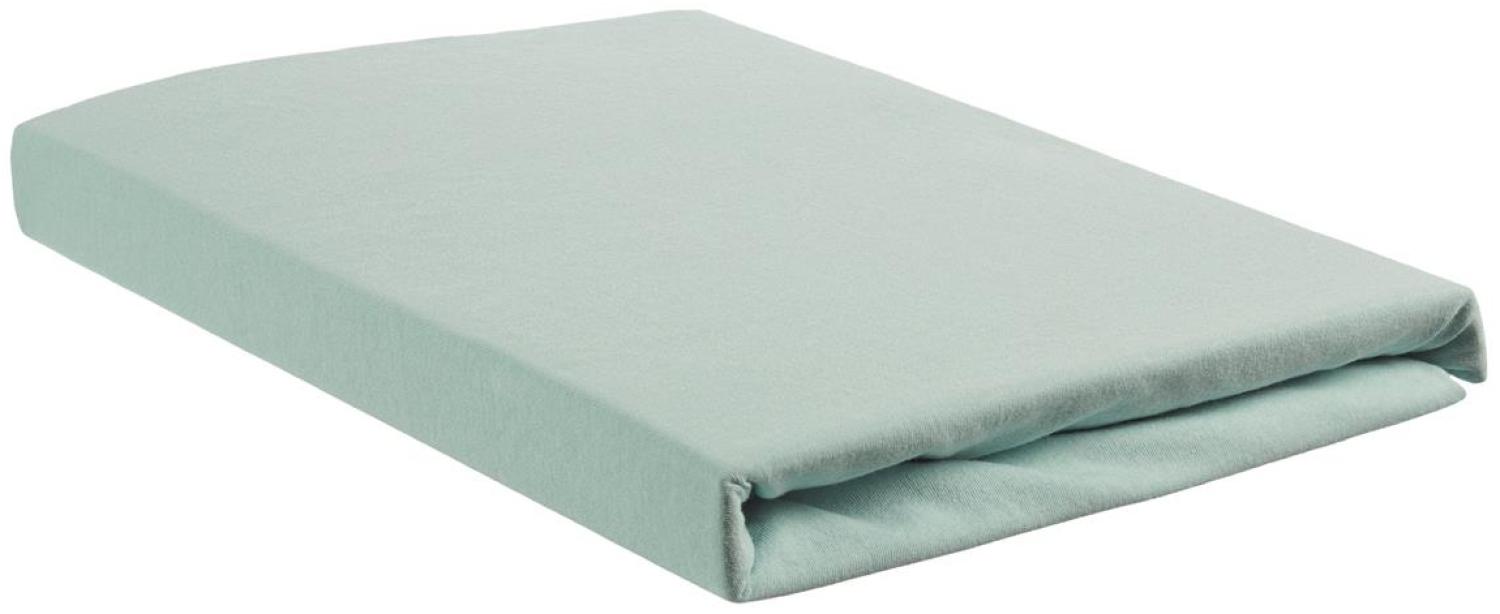 Beddinhouse Jersey, Baumwolle Spannbettlaken Jersey Td Mint Green 70/80/90 X 200/210 Cm Hh: 10 C 70/80/90 x 200/210 cm Steghöhe: 10 cm 1 Topper-Spannbettlaken Minzgrün Bild 1