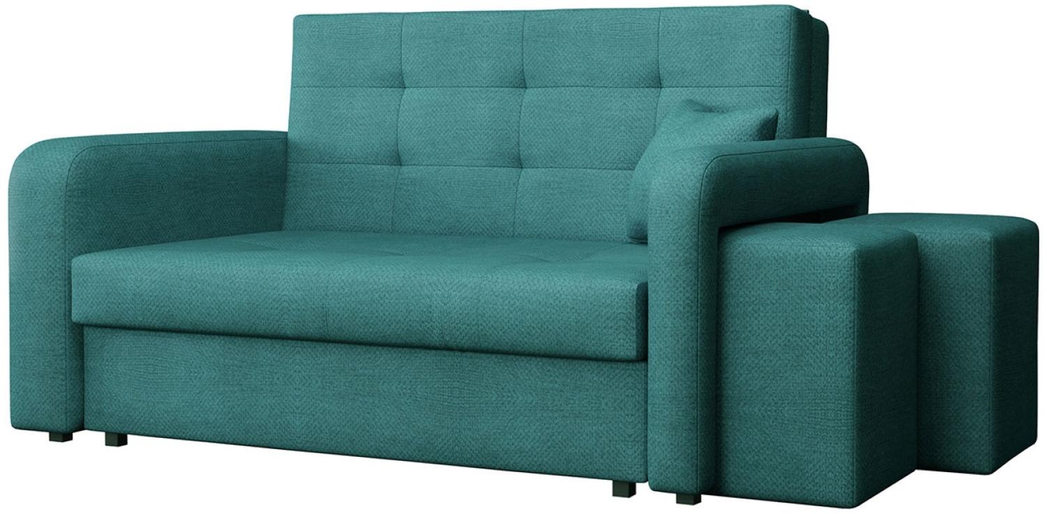 Schlafsofa Viva Home II, Nische für Hocker auf der rechten Seite, Farbe: Enjoy 17 Bild 1