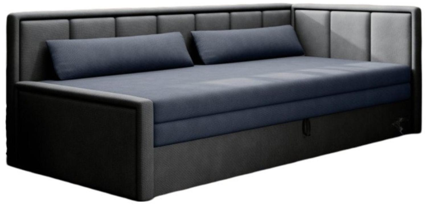 Luxusbetten24 Schlafsofa Designer Sofa Fellano, mit Schlaffunktion und Stauraum Bild 1