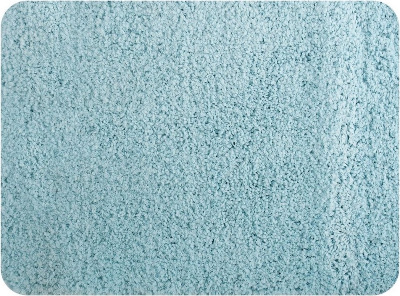 MSV Badteppich Badematte Badvorleger Duschvorleger Mikrofaser Hochflor flauschig 40x60 cm – Hellblau Bild 1