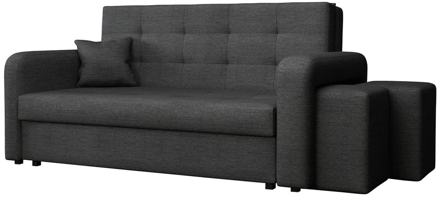 Schlafsofa Viva Home III, Nische für Hocker auf der rechten Seite, Farbe: Enjoy 24 Bild 1