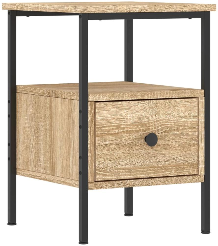 vidaXL Nachttisch Sonoma-Eiche 34x36x50 cm Holzwerkstoff 826045 Bild 1