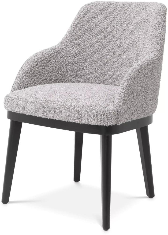 EICHHOLTZ Esszimmerstuhl Costa Bouclé Grey Bild 1