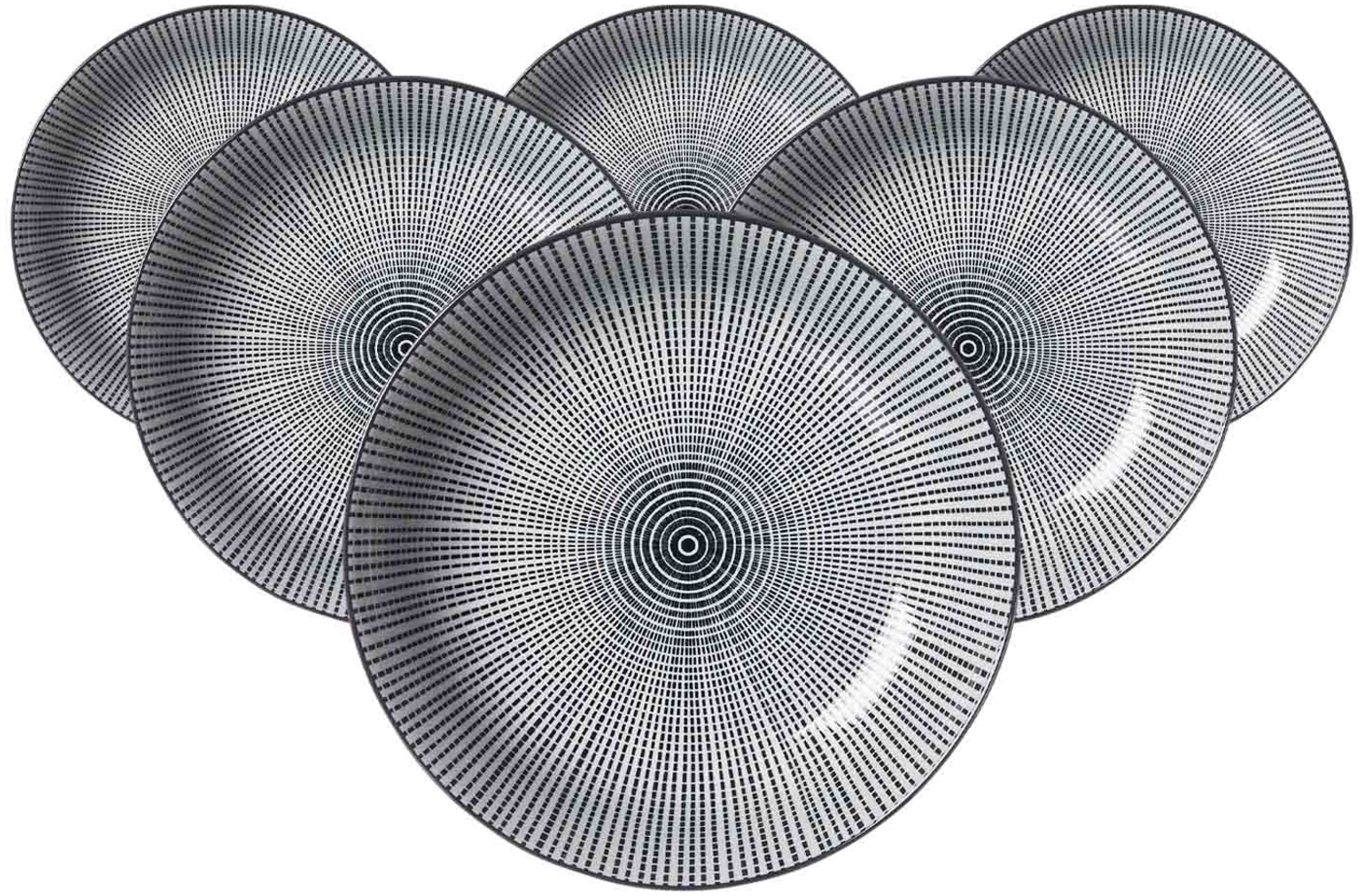 Ritzenhoff & Breker Takeo Stripes Suppenteller ø 20,5 cm 6er Set - DS Bild 1