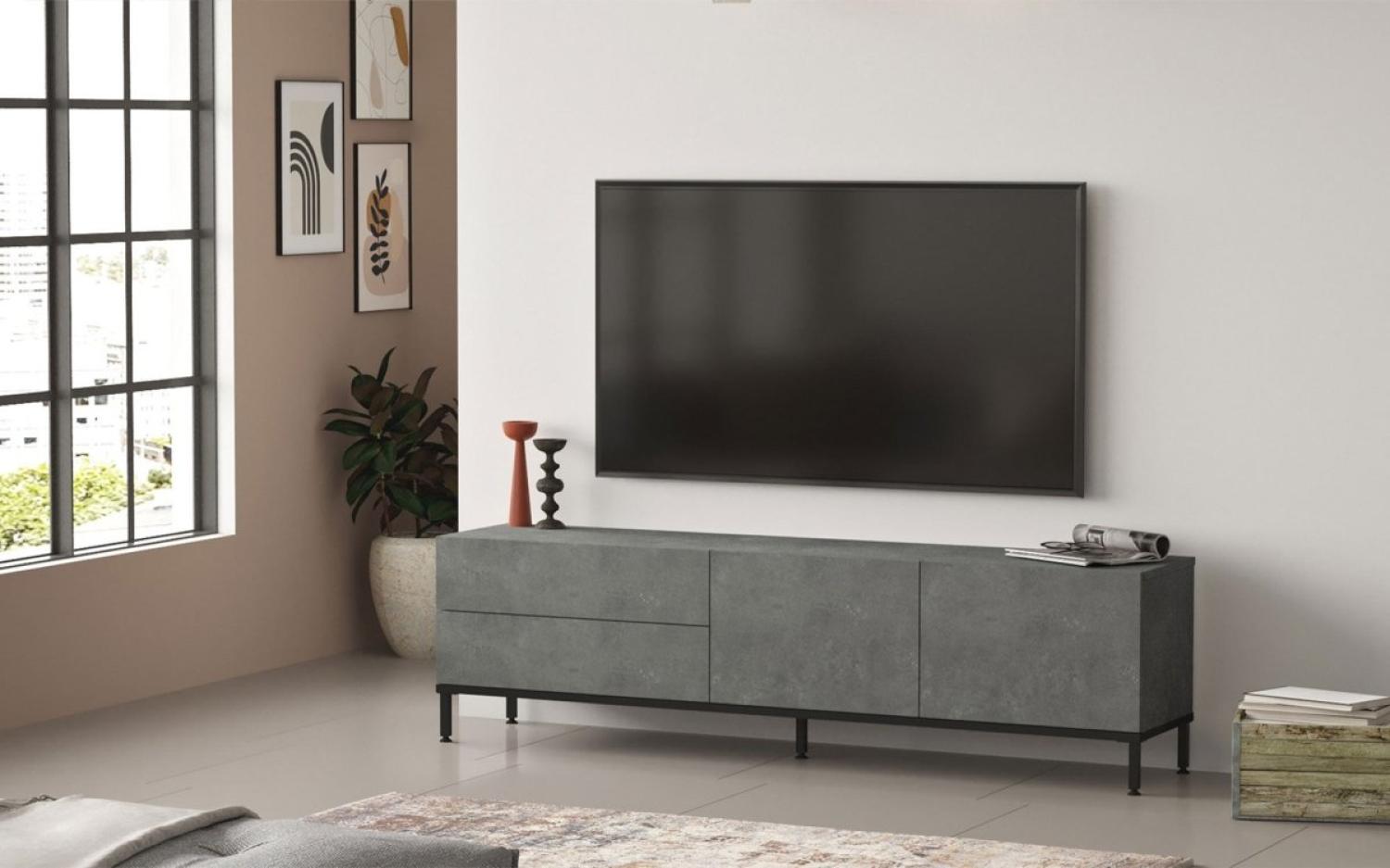 Designer TV Board Oria Anthrazit Bild 1