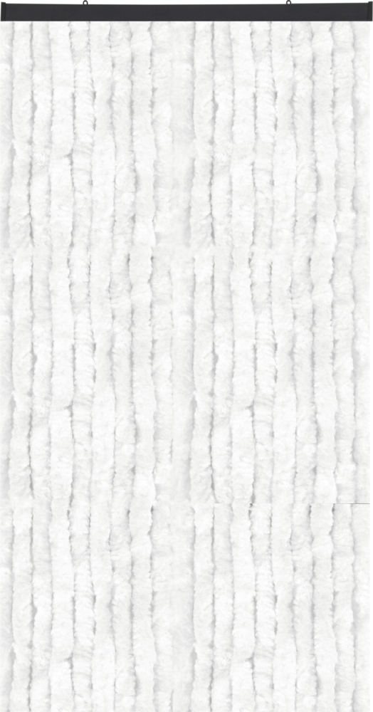 Flauschvorhang in Sondergröße - Türvorhang Breite: 160cm - Länge: 300cm, Weiß Bild 1