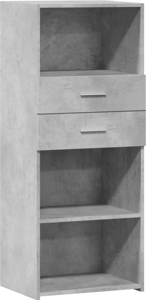 vidaXL Highboard Betongrau 50x42,5x124 cm Holzwerkstoff 846176 Bild 1