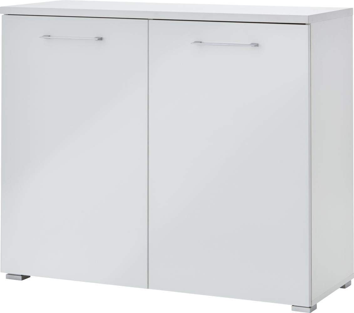 Kommode >M-400< (BxHxT: 97x82x40 cm) in weiß - 97x82x40cm (BxHxT) Bild 1