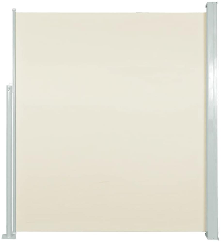 vidaXL Ausziehbare Seitenmarkise 120x300 cm Creme 45360 Bild 1