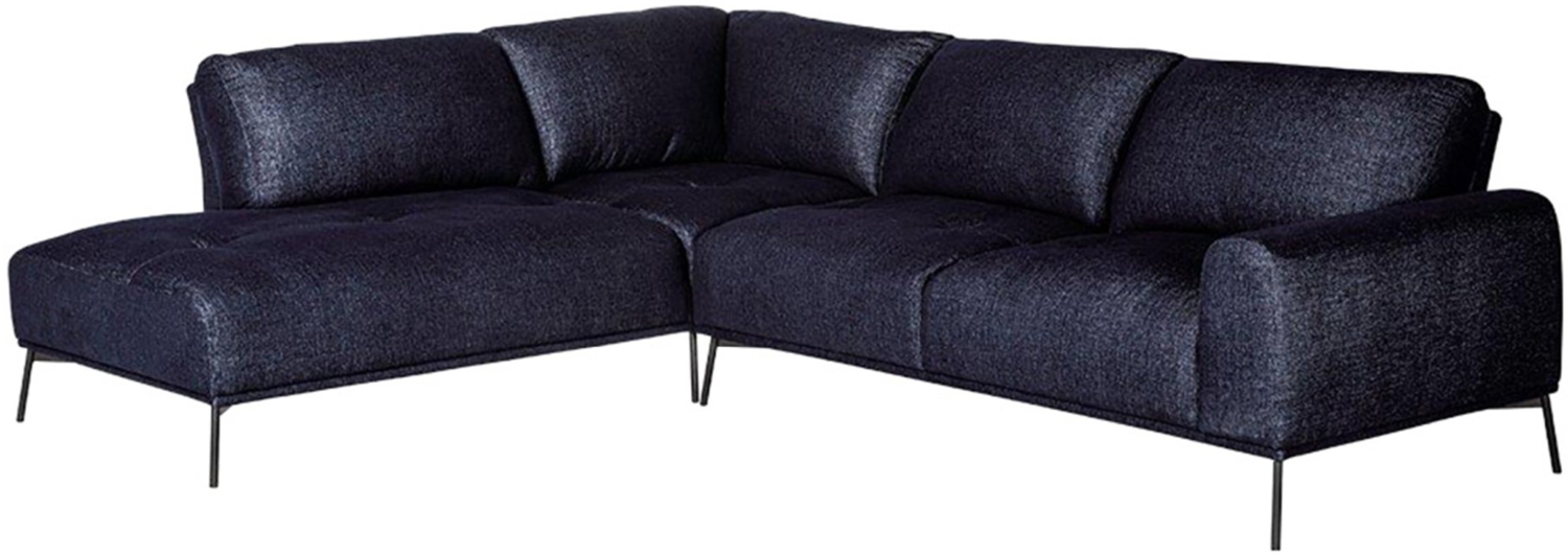 Selsey 'Merukis' Modulare Ecksofa dunkelblau linksseitig, 83 x 288 x 232 cm Bild 1