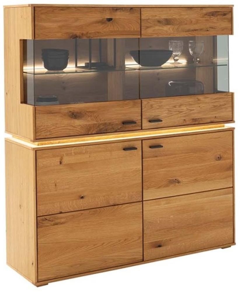 Großes Highboard Como - Wildeiche Bild 1