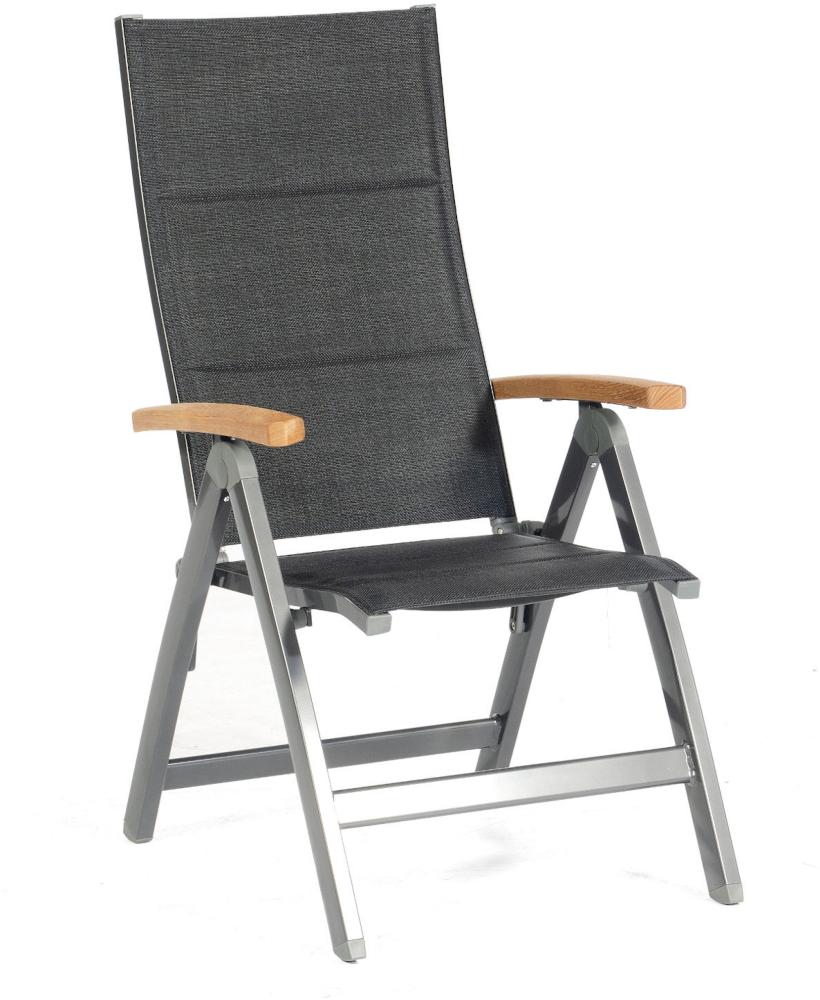 Sonnenpartner Klappsessel Sierra Aluminium mit Textilen anthrazit Klapp-Sessel Klappstuhl Bild 1