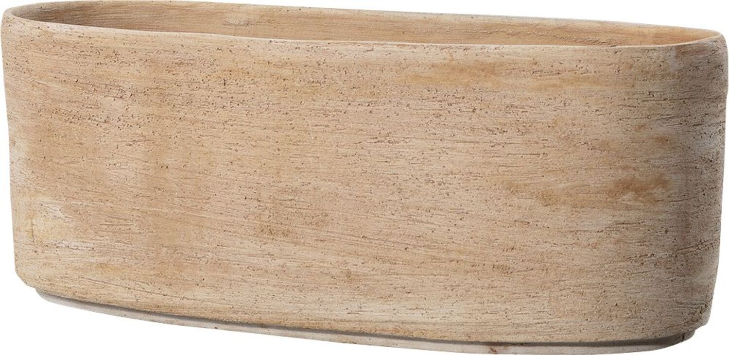 Deroma 'Luna' Pflanzkasten, Galestro-Ton terracotta, 33 x 12,2 cm Bild 1