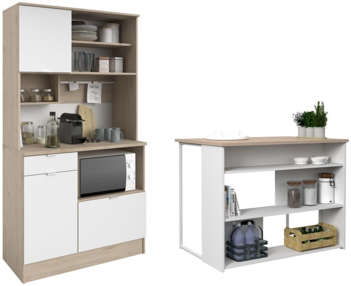 Parisot Buffet Set Küchenbuffet Küchenschrank Mehrzwechschrank Socool 1 Bild 1