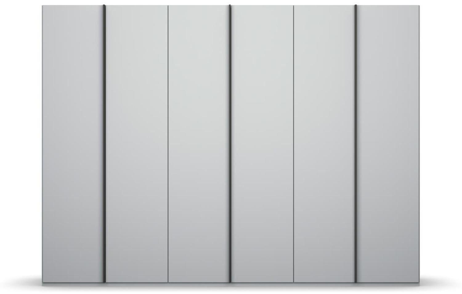 Kleiderschrank SKAT seidengrau 6 Türen mit Zubehör Bild 1